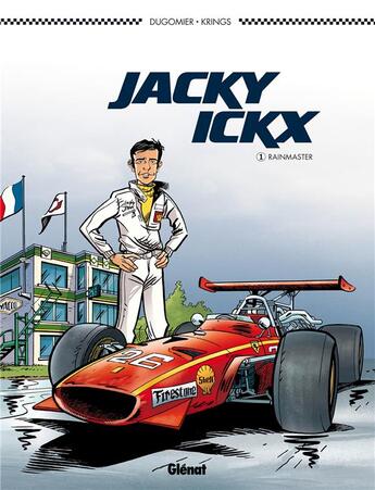 Couverture du livre « Jacky Ickx Tome 1 : rainmaster » de Jean-Marc Krings et Dugomier aux éditions Glenat