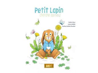 Couverture du livre « Petit Lapin cherche bonheur (Kamishibai) » de Valerie Bour et Audrey Guiblet Roudier et Léonie Buffet aux éditions Mk67