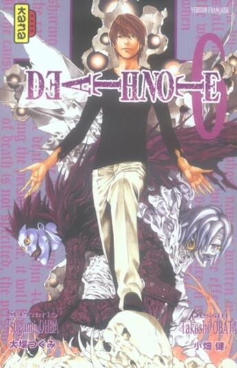 Couverture du livre « Death note Tome 6 » de Takeshi Obata et Tsugumi Ohba aux éditions Kana