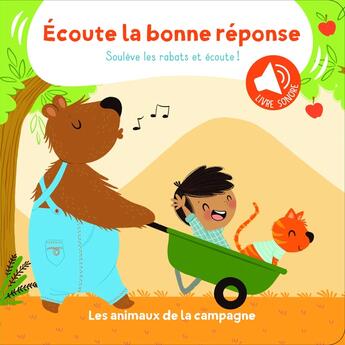 Couverture du livre « Les animaux de la campagne ecoute la reponse » de  aux éditions Editions Tam Tam