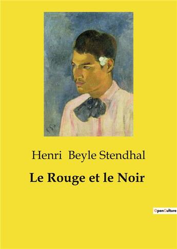 Couverture du livre « Le rouge et le noir » de Beyle Stendhal Henri aux éditions Culturea