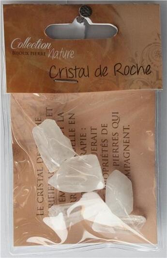 Couverture du livre « Sachet pierres brutes - cristal de roche » de  aux éditions Dg-exodif