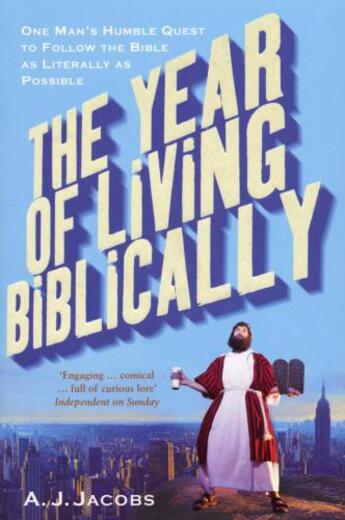 Couverture du livre « The year of living biblically » de A. J. Jacobs aux éditions Random House Digital