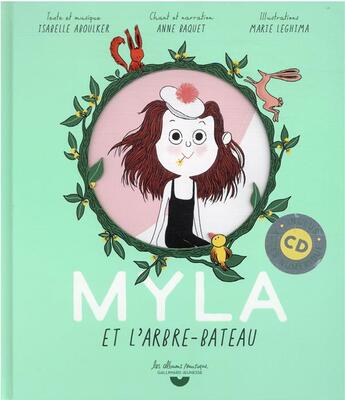 Couverture du livre « Myla et l'arbre bateau livre-cd » de Isabelle Aboulker aux éditions Gallimard-jeunesse