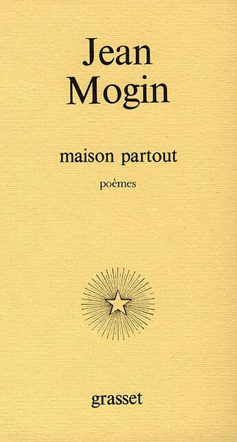 Couverture du livre « Maisons partout » de Mogin Jean aux éditions Grasset