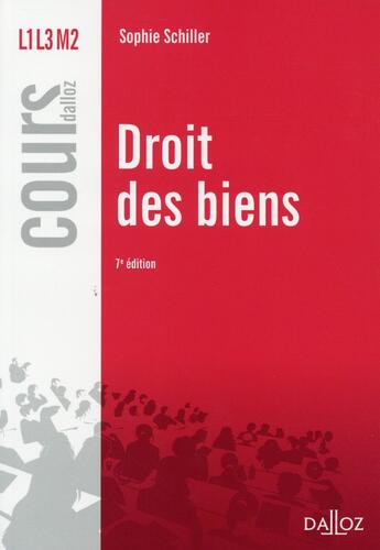 Couverture du livre « Droit des biens (7e édition) » de Sophie Schiller aux éditions Dalloz