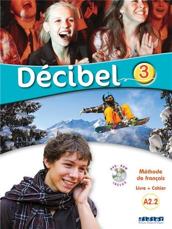 Couverture du livre « Decibel 3 (2019) - tout en 1 - livre + cahier + dvdrom » de Butzbach/Fache/Nunez aux éditions Didier