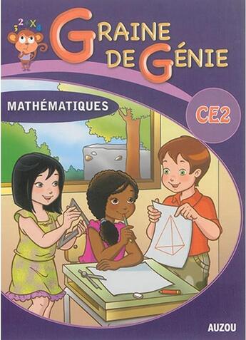 Couverture du livre « Graine De Genie Ce2 Mathematiques » de  aux éditions Philippe Auzou