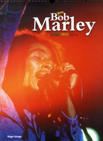 Couverture du livre « Calendrier mural Bob Marley 2014 » de  aux éditions Hugo Image