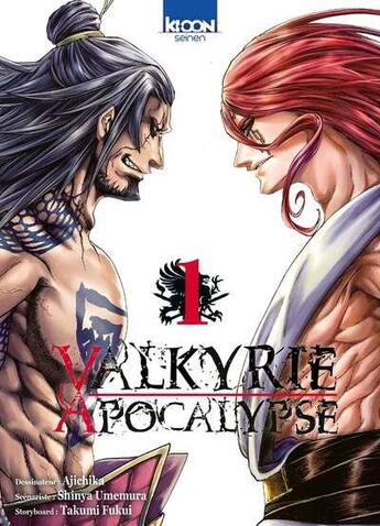 Couverture du livre « Valkyrie apocalypse Tome 1 » de Shinya Umemura et Takumi Fukui et Ajichika aux éditions Ki-oon