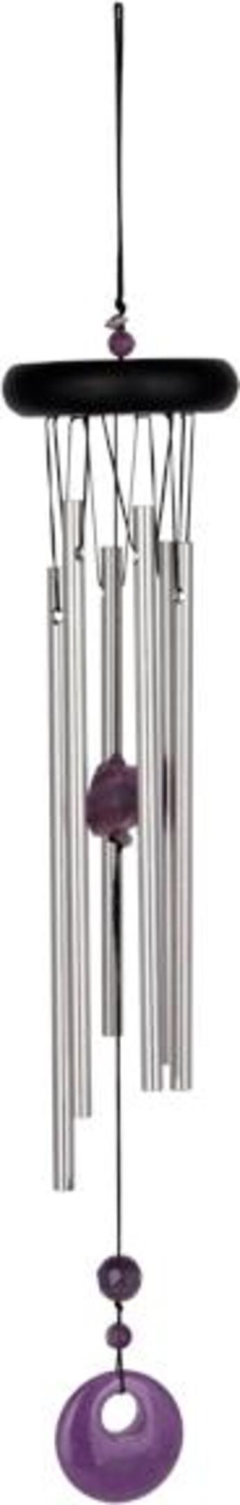 Couverture du livre « Carillon a vent metal 6 tubes - amethyste » de  aux éditions Dg-exodif