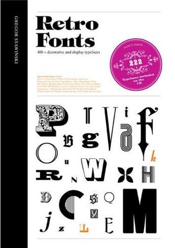 Couverture du livre « Retro fonts » de Gregor Stawinski aux éditions Laurence King