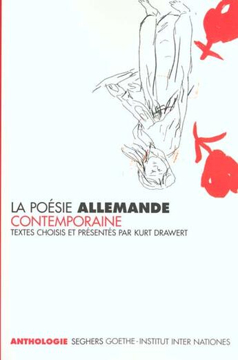 Couverture du livre « La poesie allemande contemporaine » de Kurt Drawert aux éditions Seghers