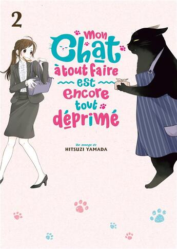 Couverture du livre « Mon chat à tout faire est encore tout déprimé Tome 2 » de Hitsuzi Yamada aux éditions Meian