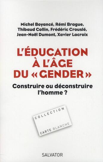 Couverture du livre « L'éducation à l'âge du 