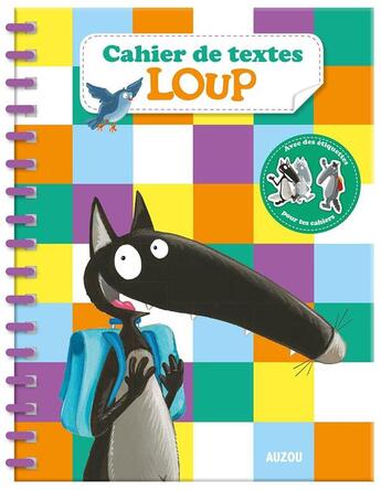 Couverture du livre « Cahier de textes du loup » de Orianne Lallemand aux éditions Philippe Auzou