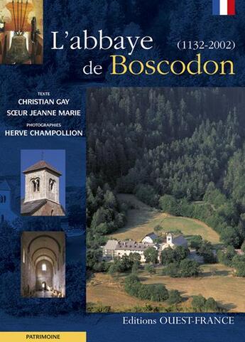 Couverture du livre « L'abbaye de boscodon » de Sur Jeanne-Marie aux éditions Ouest France