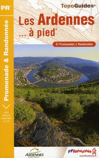 Couverture du livre « Les Ardennes à pied » de  aux éditions Ffrp