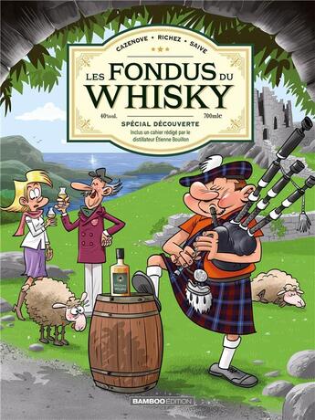 Couverture du livre « Les fondus du whisky » de Christophe Cazenove et Collectif et Herve Richez aux éditions Bamboo