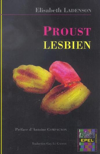 Couverture du livre « Proust lesbien » de Ladenson/Compagnon aux éditions Epel