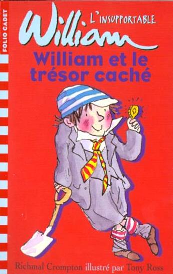 Couverture du livre « William et le tresor cache » de Crompton/Ross aux éditions Gallimard-jeunesse