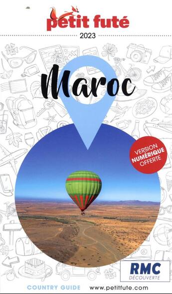 Couverture du livre « Country guide : Maroc (édition 2023/2024) » de Collectif Petit Fute aux éditions Le Petit Fute