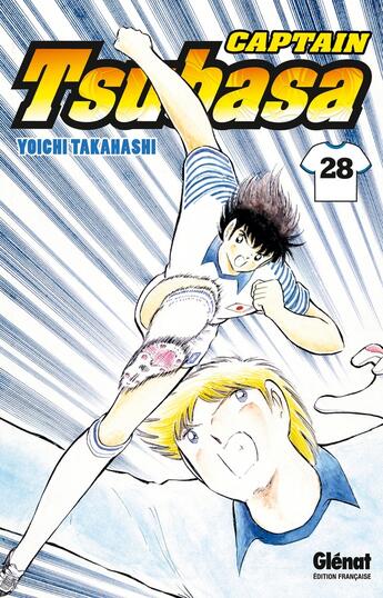 Couverture du livre « Captain Tsubasa Tome 28 » de Yoichi Takahashi aux éditions Glenat