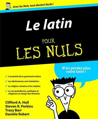 Couverture du livre « Le latin pour les nuls » de Clifford Hull aux éditions First