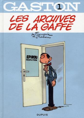 Couverture du livre « Gaston Tome 1 : les archives de La Gaffe » de Jidehem et Andre Franquin aux éditions Dupuis