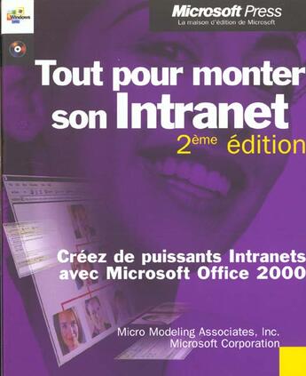 Couverture du livre « Tout Pour Monter Son Intranet (+Cd-Rom) - 2eme Edition - Livre+Cd-Rom » de Micro Modeling Assoc aux éditions Dunod