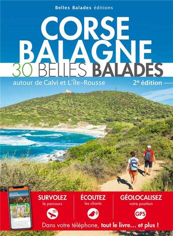 Couverture du livre « Corse balagne ; 30 belles balades (2e édition) » de  aux éditions Belles Balades