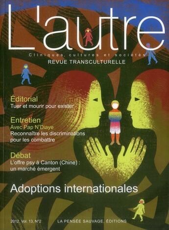 Couverture du livre « Adoptions internationales » de Marie Rose Moro aux éditions Pensee Sauvage
