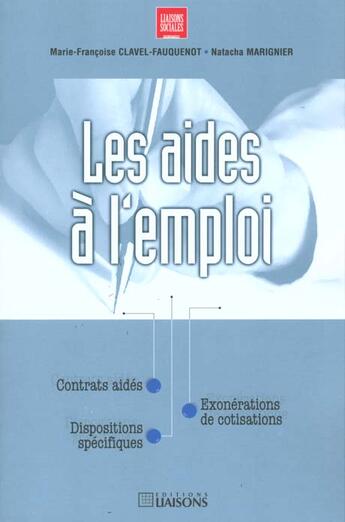 Couverture du livre « Aides a emploi » de Clavel aux éditions Liaisons