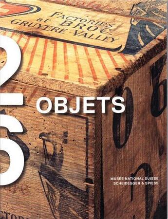 Couverture du livre « 26 objets » de  aux éditions Scheidegger