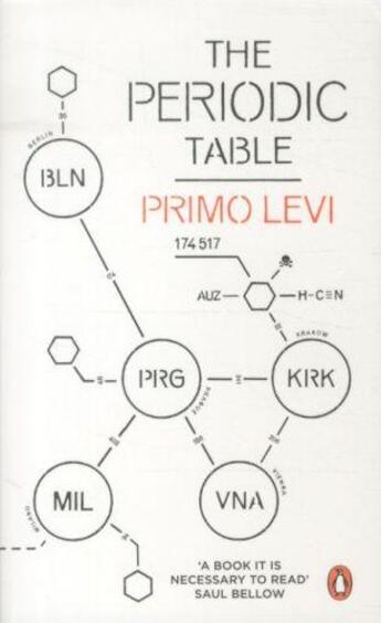 Couverture du livre « Periodic table, the » de Primo Levi aux éditions Adult Pbs