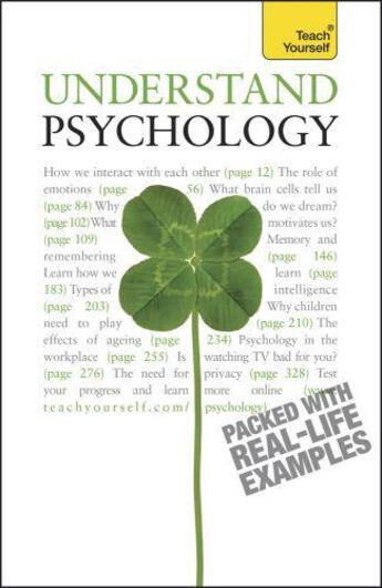 Couverture du livre « Understand Psychology: Teach Yourself » de Hayes Dr Nicky aux éditions Hodder Education Digital