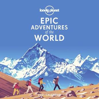 Couverture du livre « Epic adventures calendar (édition 2021) » de Collectif Lonely Planet aux éditions Lonely Planet France