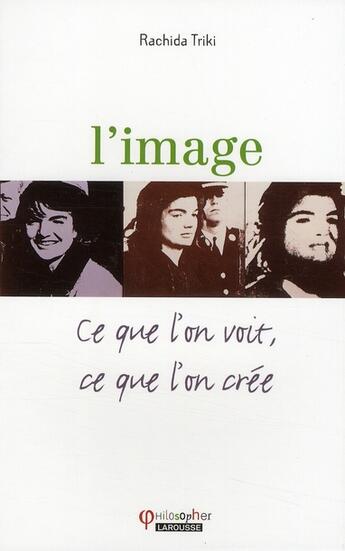 Couverture du livre « Image » de Rachida Triki aux éditions Larousse