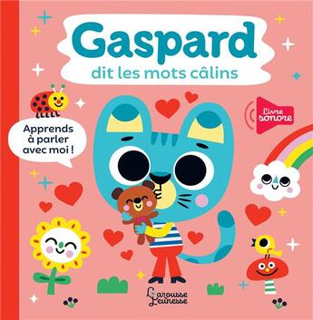 Couverture du livre « Gaspard dit les mots calins » de Tiago Americo aux éditions Larousse