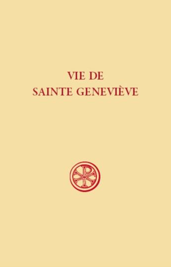 Couverture du livre « Vie de sainte Geneviève » de Anonyme aux éditions Cerf