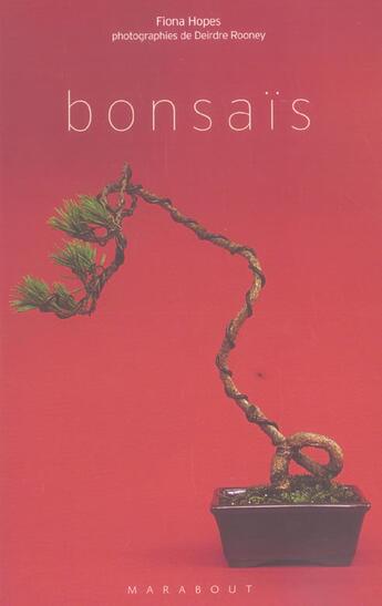 Couverture du livre « Bonsais » de Fiona Hopes aux éditions Marabout