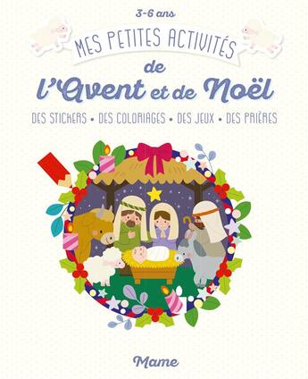 Couverture du livre « Mes petites activités de l'Avent et de Noël » de Sejung Kim aux éditions Mame