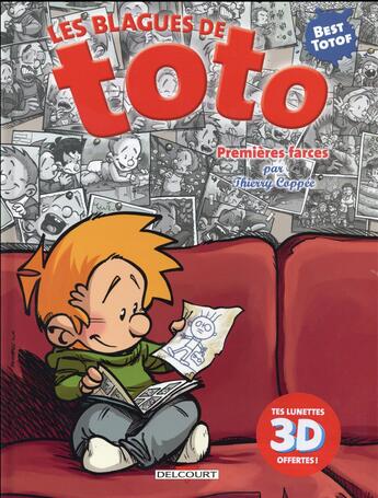 Couverture du livre « Les blagues de Toto Hors-Série : premières farces » de Thierry Coppee et Lorien aux éditions Delcourt
