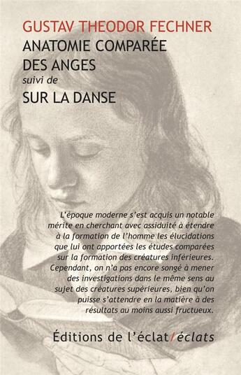 Couverture du livre « Anatomie comparée des anges ; La danse » de Gustav Theodor Fechner aux éditions Eclat