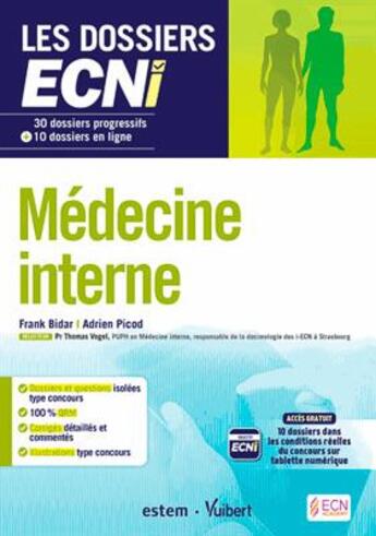 Couverture du livre « Médecine interne » de Frank Bidar et Adrien Picod aux éditions Estem