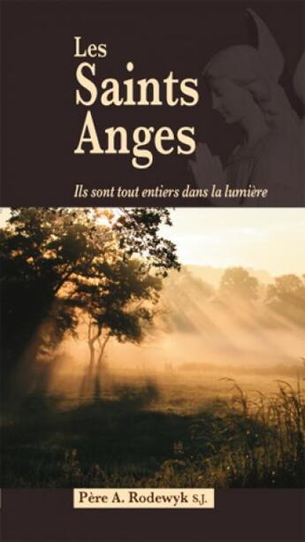 Couverture du livre « Les saints anges ; ils sont tout entiers dans la lumière » de Adolf Rodewyk aux éditions Benedictines