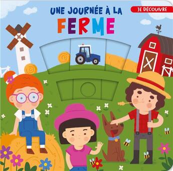 Couverture du livre « Une journée à la ferme » de Carolina Zanotti et Andrea Iachini aux éditions Nuinui Jeunesse