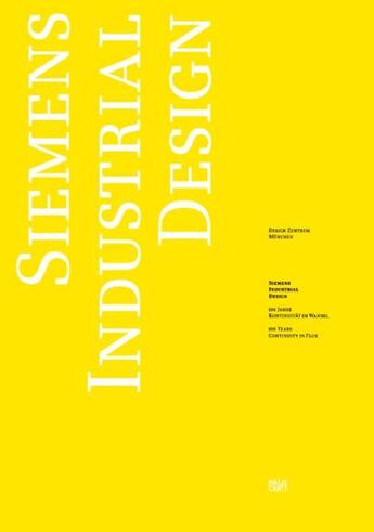 Couverture du livre « Siemens industrial design » de Hoesch aux éditions Hatje Cantz