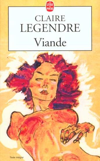 Couverture du livre « Viande » de Legendre-C aux éditions Le Livre De Poche