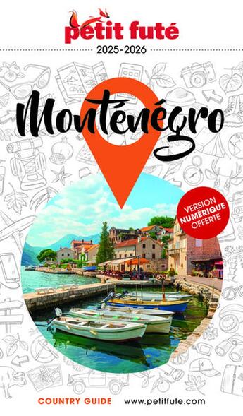 Couverture du livre « Country guide : Monténégro (édition 2025/2026) » de Collectif Petit Fute aux éditions Le Petit Fute